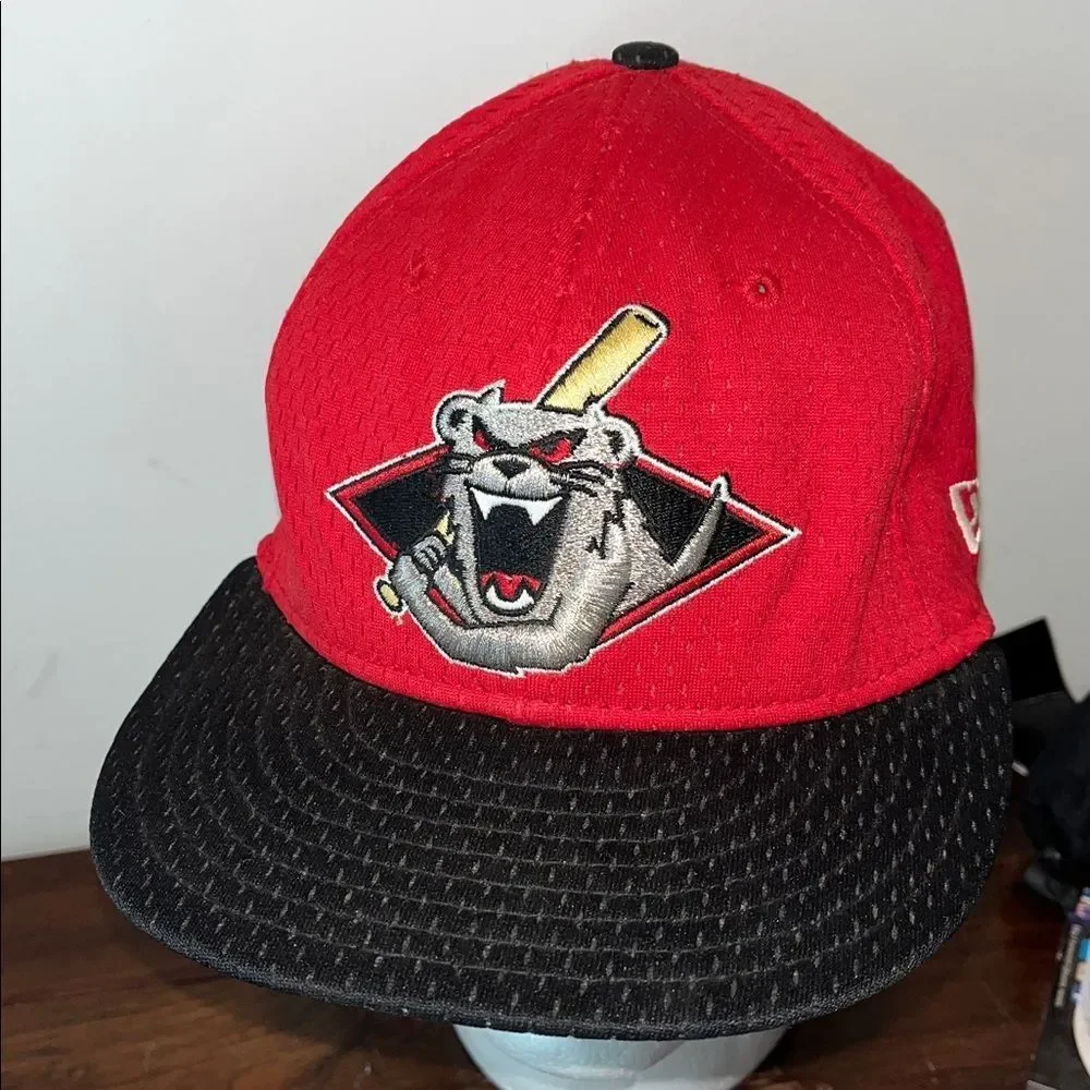 VINTAGE 1994 NEW ERA JAMESTOWN JAMMERS MiLB 7 3/8 HAT CAP USA MADE HI CROWN